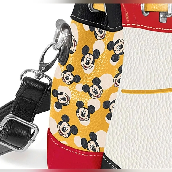 Disney Mickey Mouse Oh Boy! Handbag w/ Removable Strap Bradford Exchange NWT - Picture 3 of 9